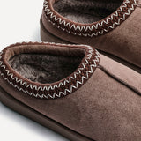 Tammy Mocha Faux Suede Slippers