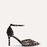 Thea Leopard Print Stiletto Court Heels
