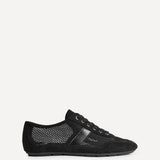 Theory Black Mesh Trainers