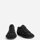 Theory Black Mesh Trainers