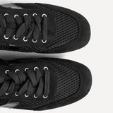 Theory Black Mesh Trainers