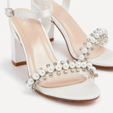 Tinsley Bridal Ivory Beaded Heels