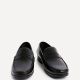 Tommaso Mens Black Faux Leather Loafers