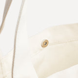 Linzi Beige Canvas Tote Bag