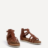 Tour Tan Gladiator T-Bar Sandals
