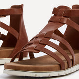Tour Tan Gladiator T-Bar Sandals