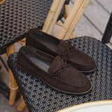 Truly Brown Faux Suede Loafers