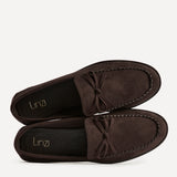 Truly Brown Faux Suede Loafers
