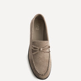 Truly Taupe Faux Suede Loafers