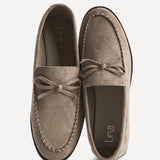 Truly Taupe Faux Suede Loafers