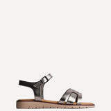 Twirl Wide Fit Pewter Sandals