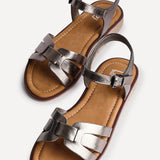 Twirl Wide Fit Pewter Sandals