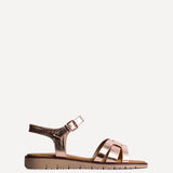 Twirl Wide Fit Rose Gold Sandals