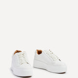 Twyla White Faux Leather Trainers