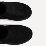 Teddy Black Faux Fur Clogs
