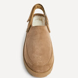 Teddy Chestnut Faux Fur Clogs