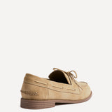 Vanish Beige Faux Suede Loafers