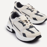 Venture Beige Mesh Trainers