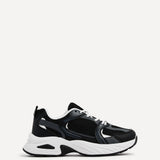 Venture Black Mesh Trainers