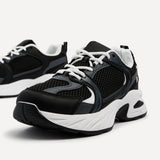 Venture Black Mesh Trainers