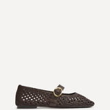 Verona Brown Handwoven Mary Jane Pumps