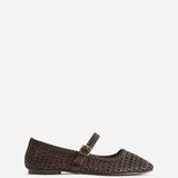 Vienna Brown Mary Jane Flats