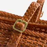 Vienna Tan Mary Jane Flats