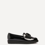 Violetta Wide Fit Patent Loafers