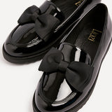 Violetta Wide Fit Patent Loafers