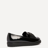 Violetta Wide Fit Patent Loafers