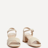 Vivian Wide Fit Nude Block Heel Sandals
