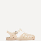 Wave Nude Jelly Flat Sandals