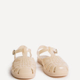 Wave Nude Jelly Flat Sandals
