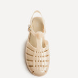 Wave Nude Jelly Flat Sandals