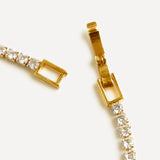 Wedlock Gold Crystal Tennis Bracelet