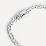 Wedlock Silver Crystal Tennis Bracelet