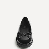 Wendi Wide Fit Black Patent Pumps