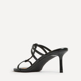 Westside Black Mule Heels