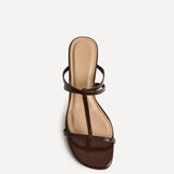 Westside Brown Mule Heels