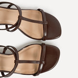 Westside Brown Mule Heels