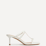 Westside White Mule Heels