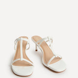 Westside White Mule Heels