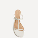 Westside White Mule Heels