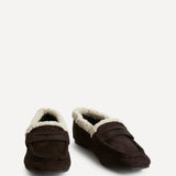 Whisper Brown Penny Loafers