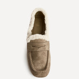Whisper Taupe Penny Loafers