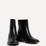 Wander Black Heeled Ankle Boots