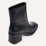 Wander Black Heeled Ankle Boots