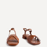 Zenna Tan Strappy Low Sandals