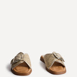 Zuma Gold Buckle Strap Sliders