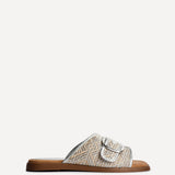 Zuma Silver Buckle Strap Sliders